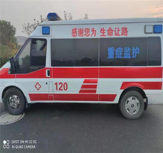 鄂托克前救护车出租服务案例3
